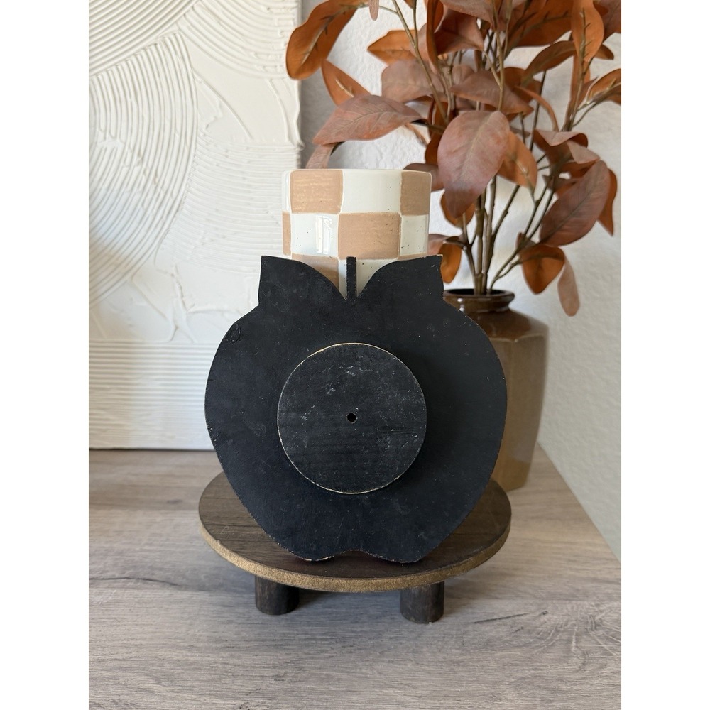 Cottage Core Farm House Decor Wooden Apple Plaque - Picture 2 of 3